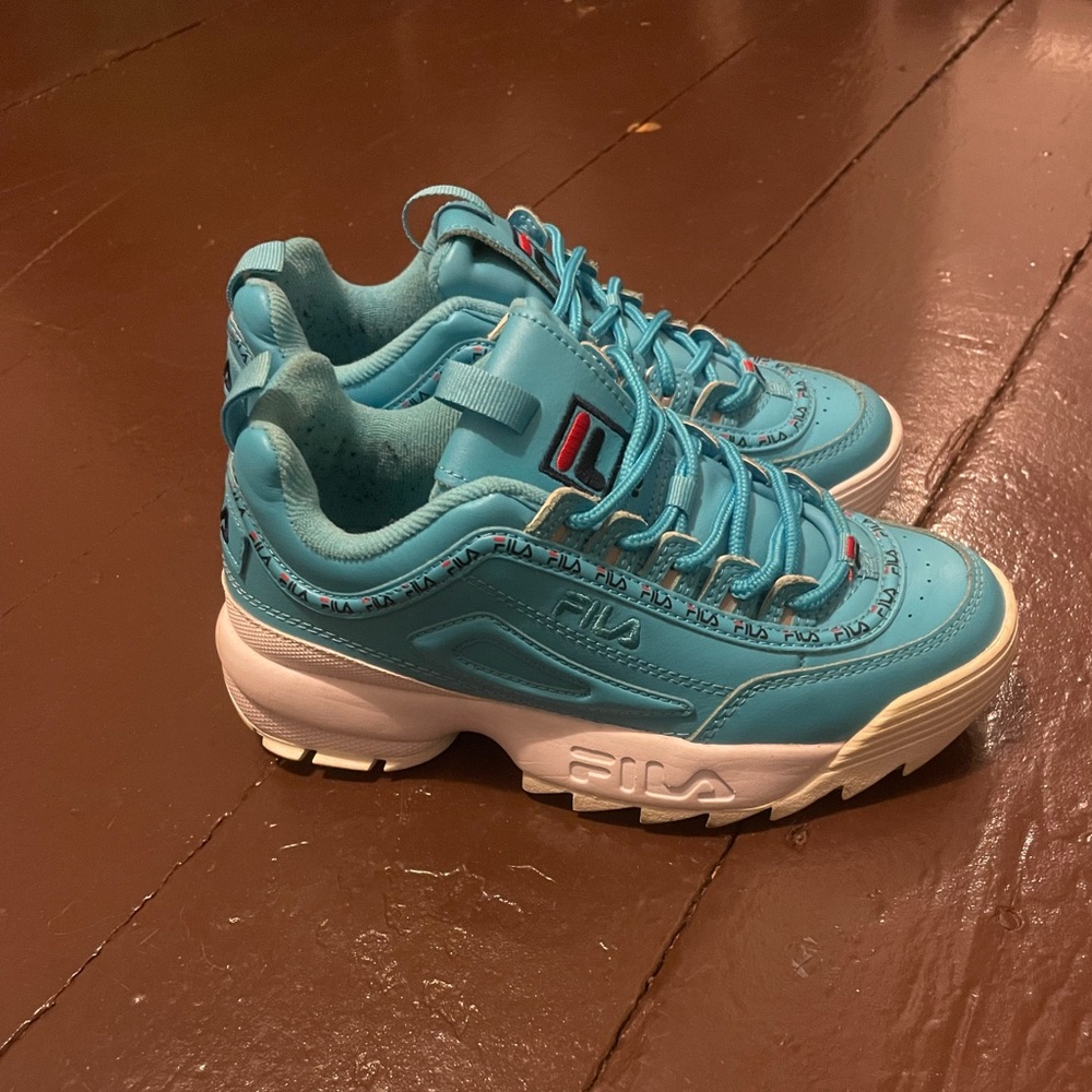 Blue Chunky Filas